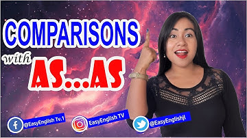 COMPARISONS WITH AS...AS - Comparar en INGLÉS usando AS...AS