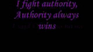 Video thumbnail of "John Mellencamp Authority Song lyrics"