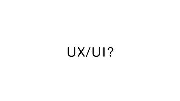 UX / UI  คืออะไร? มาเรียนรู้เบื้องต้นกันเถอะ!