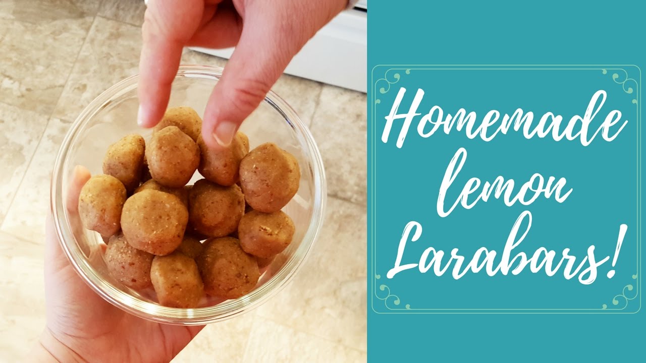 Homemade Larabar Lemon Whole30 YouTube