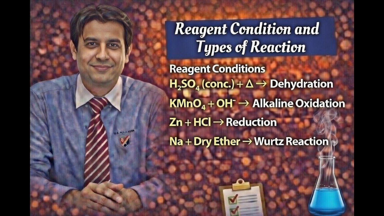 Reagent Condition and Type of Reaction