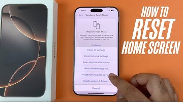 How to Reset Home Screen Layout On iPhone 16 / iPhone 16 Pro