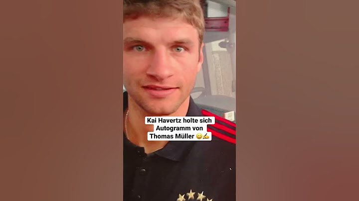 MÜLLER-Autogramm für HAVERTZ! 🤝 ✍️