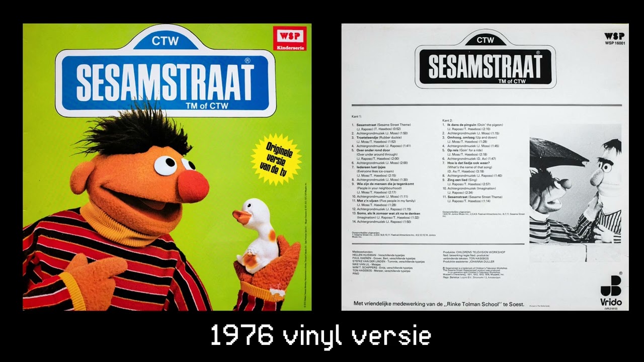 Sesamstraat - 1976 vinyl versie (Dutch Sesame Street album)