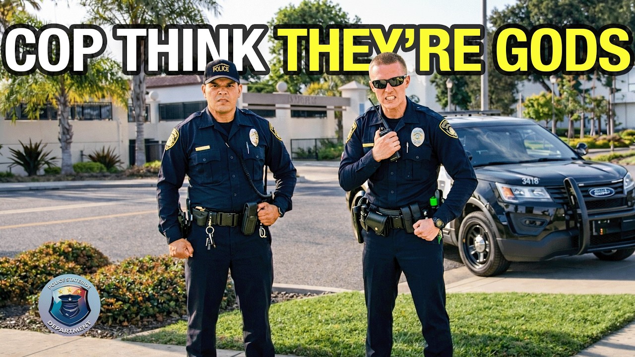 Shocking! Tyrant Cop Illegally Detains Man During Santa Maria 1A Audit | Corrupt Cops Caught