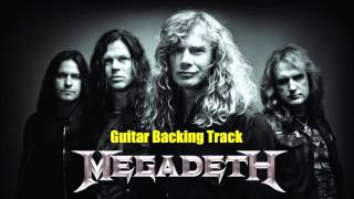 Video thumbnail of "Megadeth - Train Of Consequences  [Guitar Backing Track]"