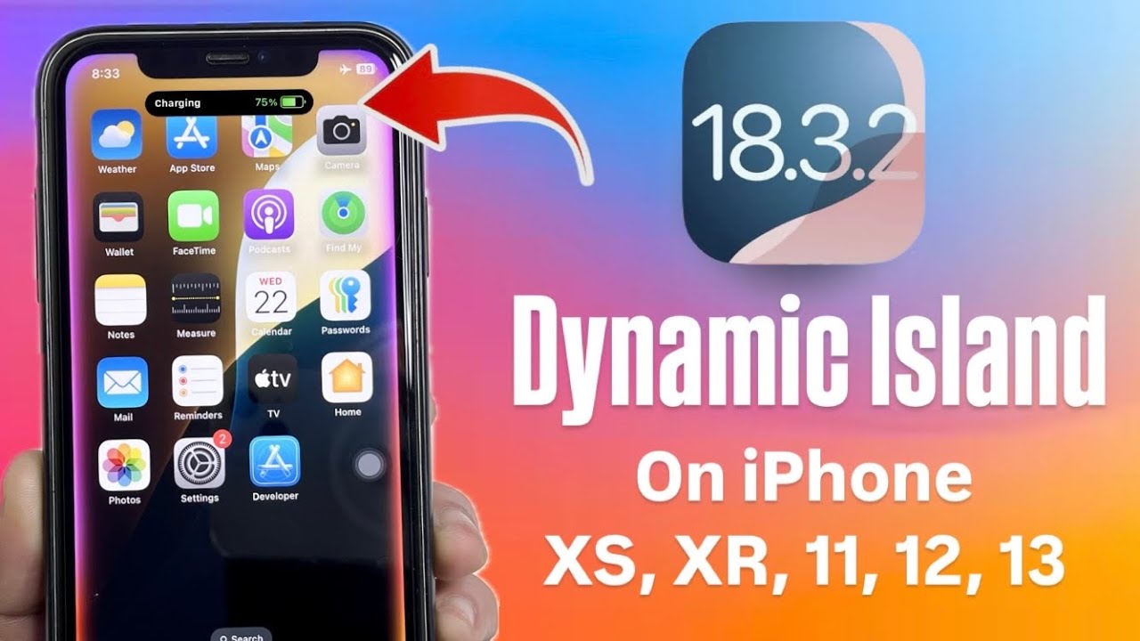 How to Enable Dynamic Island on any iPhone (iOS 18.3.2) - YouTube