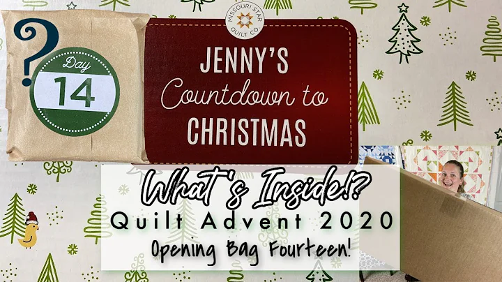 Day 14!  Jenny's Countdown to Christmas | Advent Calendar Unboxing | Missouri Star Quilt Company