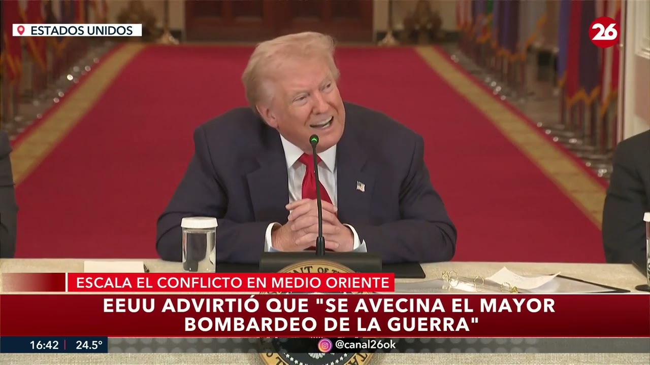 🚨 IRÁN EN ALERTA | Trump anuncia el mayor bombardeo de la guerra