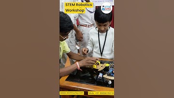 STEM Robotics workshop, hands-on learning building robotic car with Arduino