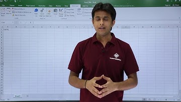 Excel VBA -  Developer Tab