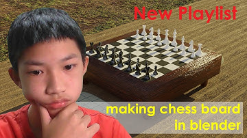 Making Chess Board in Blender (Introduction)