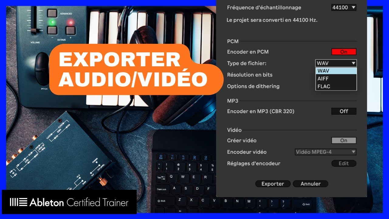 Ableton Live 12 : Exporter les pistes et votre morceau
