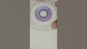 Spirograph art #viralvideo #art #spirograph #drawing #satisfying #spirographdrawing #artandcraft