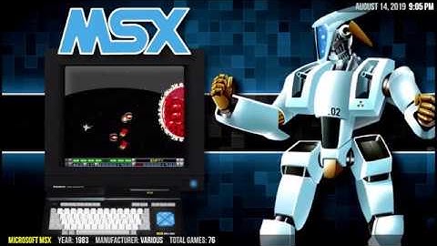 Microsoft MSX LaunchBox BigBox Demo