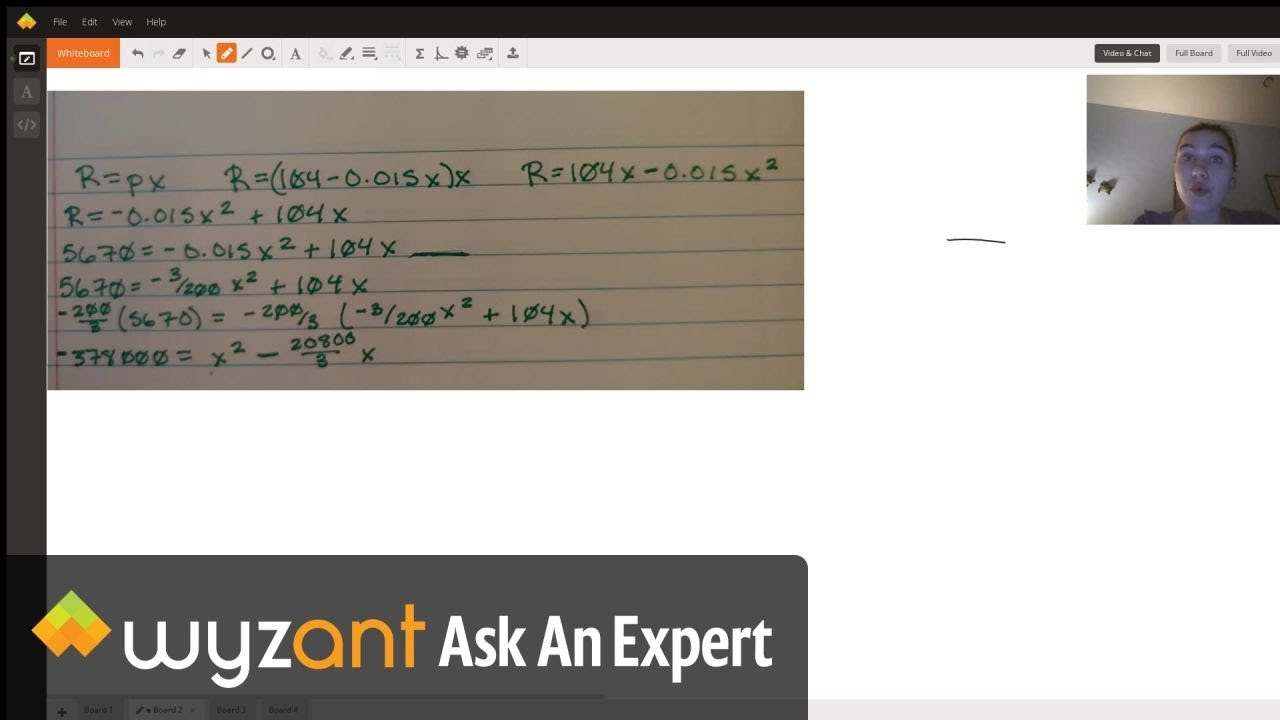 The Demand Equation For A Certain Product Is Given By P 104 0 015x Where P Is The Unit Price In Dollars Of The Product And X Is The Number Of Units Produced Wyzant