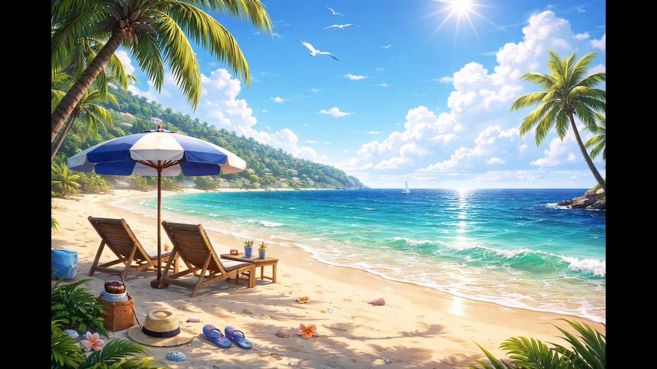 Ocean Breeze & Sunshine 🌞 | Feel-Good Chill Vibes