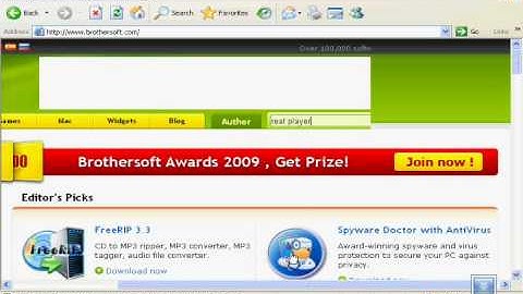 HOW TO DOWNLOAD REAL PLAYER 11 GOLD FOR FREE