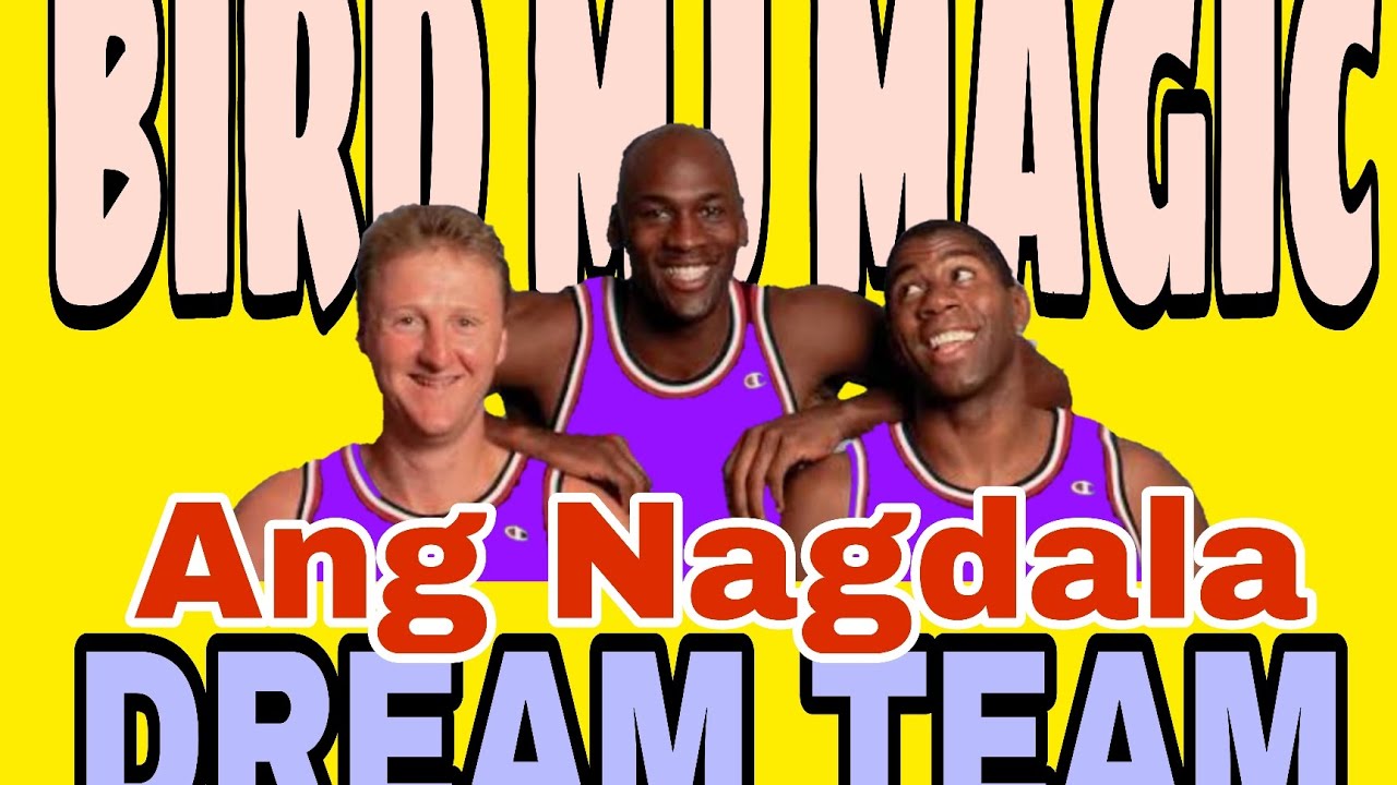 Si Larry Bird Micheal Jordan at Magic Johnson Combined 