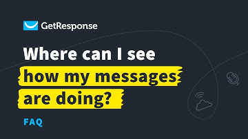 How to Check Newsletter Performance in GetResponse | Tutorial