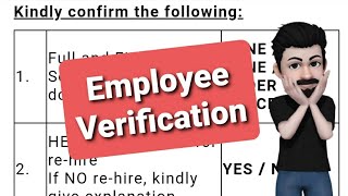 Employee Work Ex Verification | 10 Point they Check | Beware Your past Experience will be Validated.