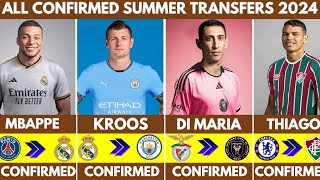 💥ALL NEW CONFIRMED SUMMER TRANSFERS 2024, KROOS TO MAN CITY💥