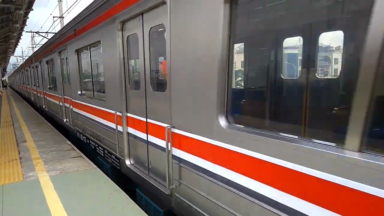 KRL JR 205-08/204-08 12SF Stiker Tulus Azhari Harmonious The Grey Sapaan Dari Masinis Di ST Matraman