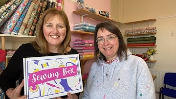 UNBOXING our February Sewing Subscription Box with Andrea & Heather 💌