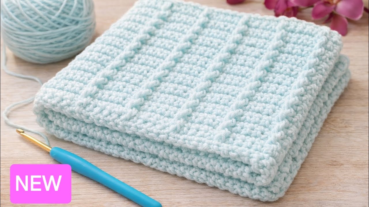 Modern Crochet Stitch Pattern – Easy Tutorial 💥