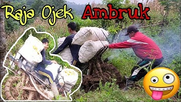 Tukang Ojek Terkuat Ambruk | Pengangkutan hasil panen Jagung