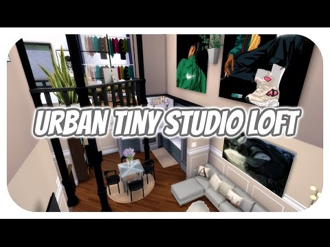 the-sims-4-|-apartment-build:-urban-aesthetic-studio-loft-apartment-|-w/cc-links!!