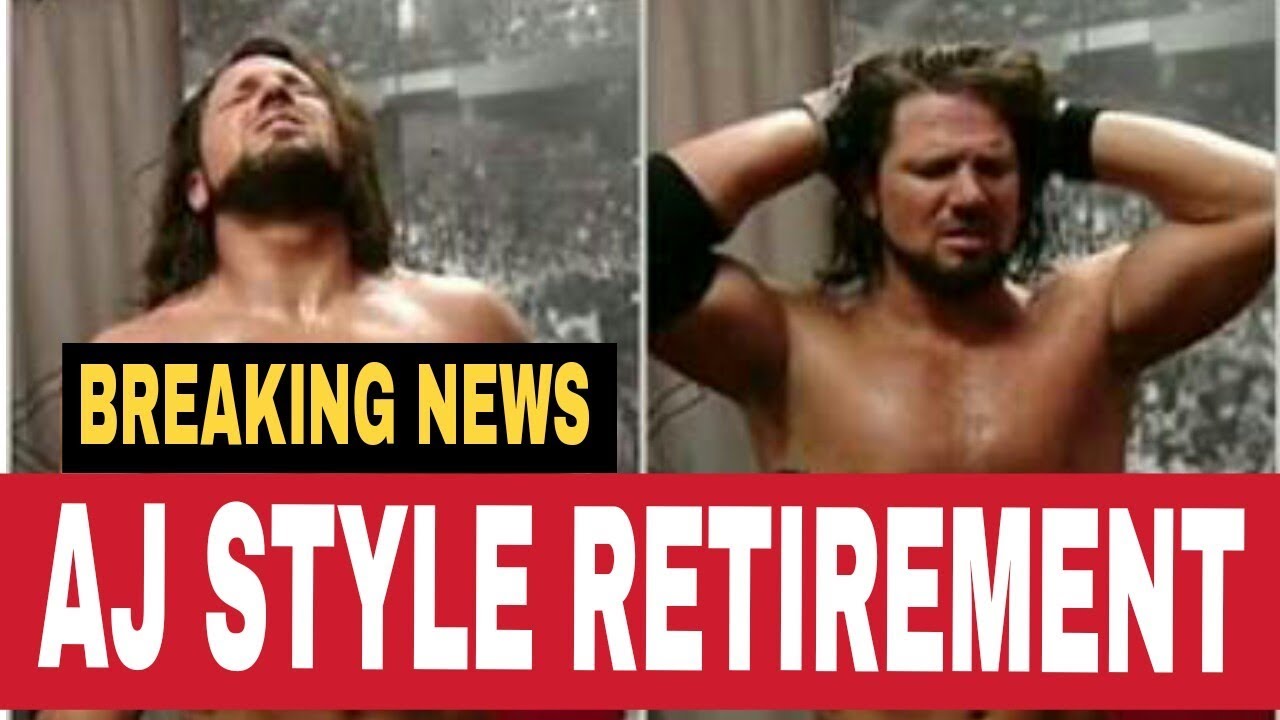 Wwe AJ STYLE RETIREMENT ?| WWE HINDI UPDATES | WWE NEWS | WWE HINDI NEWS | AJ STYLE RETIREMENT HINDI