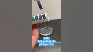 NaOH pH Paper Test Sodium Hydroxide