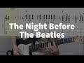 The Night Before - The Beatles | guitar tab easy