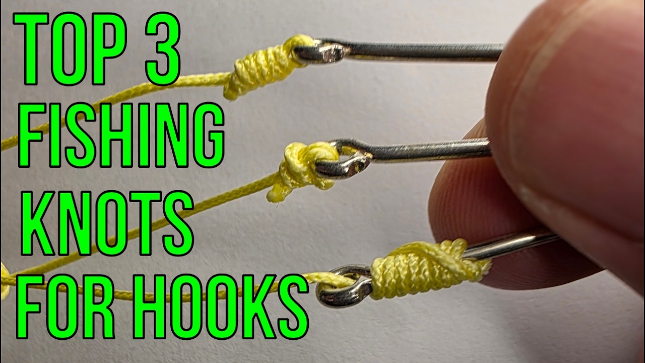 3 Essential Fishing Knots Every Fisherman Should Know | 4K | How to Fish #fishing #fishingknot #knot