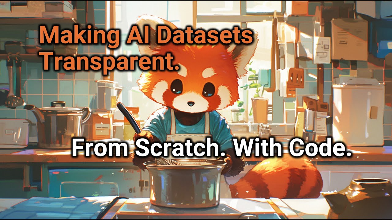Making AI datasets transparent. From Scratch. With Code. - YouTube