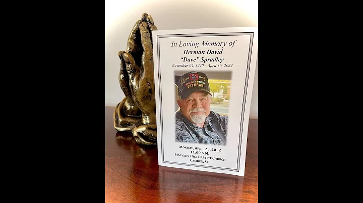 Funeral Service for Dave Spradley 25 Apr 2022