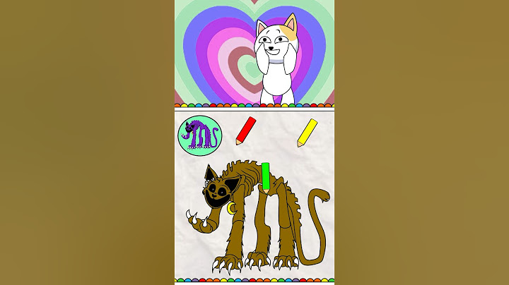 What is your IQ : Painting color Catnap Monster puzzle game  #puzzle #colorgame  #coloring #paint