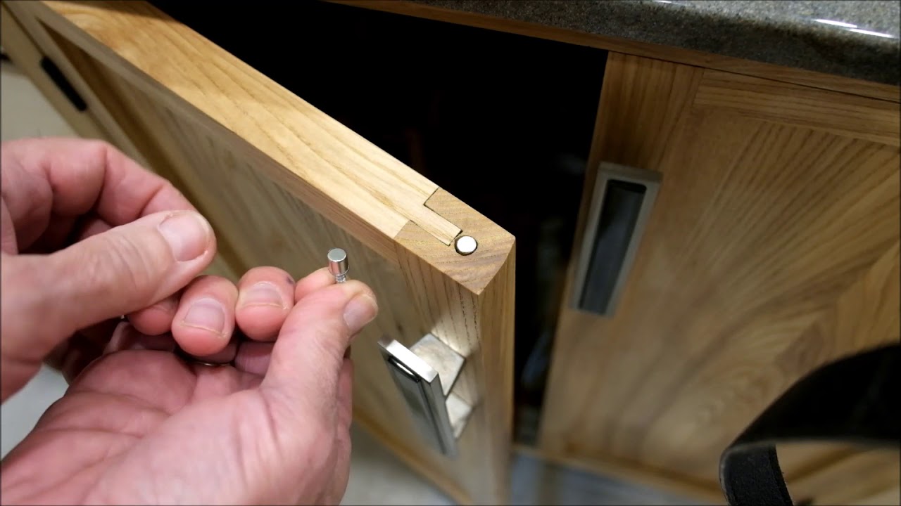 Magnetic Catch For Inset Cabinet Doors Youtube