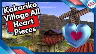 All Kakariko Village Heart Pieces in The Legend of Zelda Ocarina of Time
