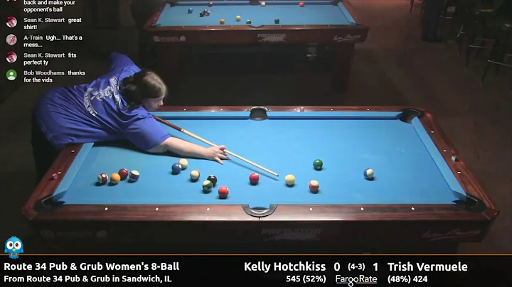 Kelly Hotchkiss vs Trish Vermuele - Women's 8-Ball...