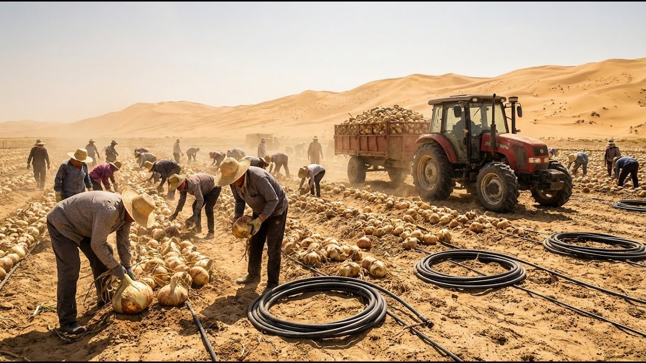 Shock: They Grew Onions in the Desert — The Results Shocked Everyone