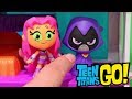 Teen Titans Pacotinhos Surpresa & Torre dos Jovens Titãs em Ação -Brinquedonovelinhas