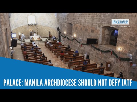Palace: Manila Archdiocese should not defy IATF