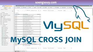 MySQL cross join using script comment line