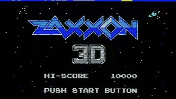 Zaxxon 3-D Intro (Master System) - Sony BVM-D32 (Reference CRT Monitor)