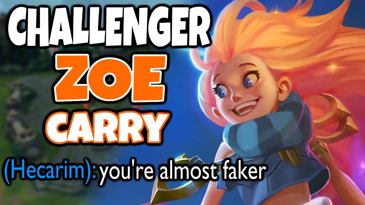 This is how I CARRY CHALLENGER with ZOE | 15 KILLS in CHALLENGER | 11.5 - League of Legends