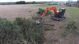 Modularis 6 0E tree shear cutting brash up by NCD EQUIPMENT 1,555 views 5 years ago 4 minutes, 36 seconds
