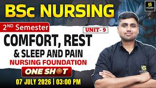 Comfort rest sleep and Pain Nursing foundation BSc Nursing 2nd Sem Unit 9 Manish Sir