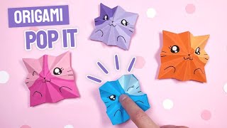 Origami Pop It Fidget Toy | DIY Simple Dimple | TikTok Fidget Toy screenshot 1